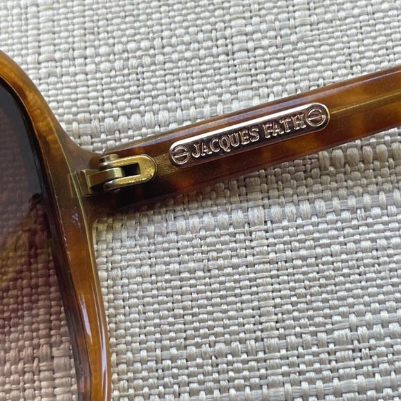 Jacquas Fath Sunglasses Brown Frame Women Eye Wear Shades JF008 Made in France main image 10